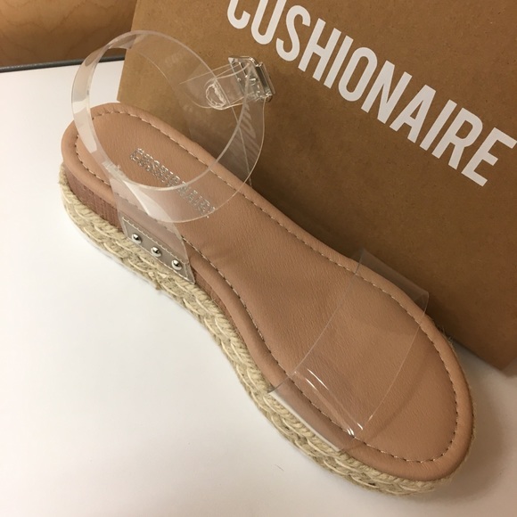 🤎 Clear jelly Cushionaire Summer Espedrille 🪘W - Picture 2 of 7